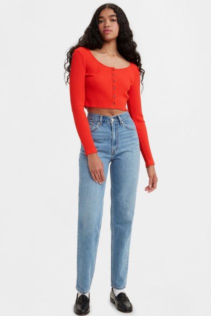 Rifle - 80S MOM JEAN Z2026 MEDIUM INDI modré