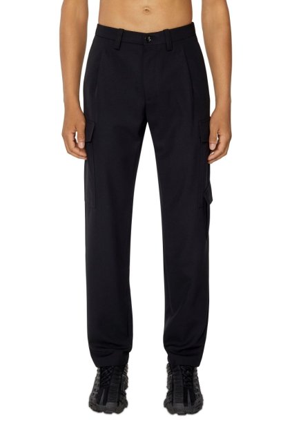 Nohavice - P-RHEE-NW TROUSERS čierne