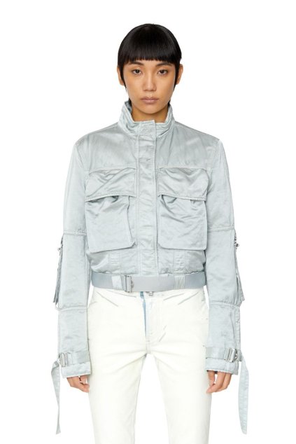 Bunda - G-TALI JACKET šedá