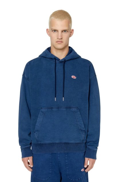 Mikina - D-UM-RIB-NE SWEAT-SHIRT modrá