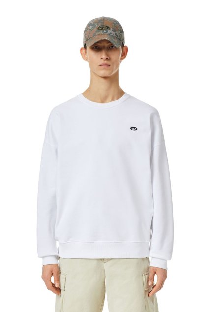 Mikina - S-ROB-DOVAL-PJ SWEAT-SHIRT biela
