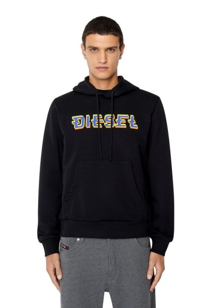 Mikina - S-GINN-HOOD-K27 SWEAT-SHIRT čierna