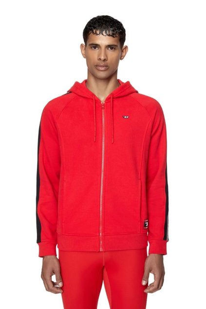 Mikina - AMST-TRASTEER-HT01 SWEAT-SHIRT červená
