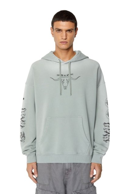 Mikina - S-UMMER-E6 SWEAT-SHIRT sivá