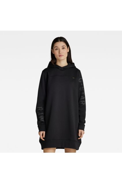 Šaty - Multi gr loose hdd sw dress wmn čierne