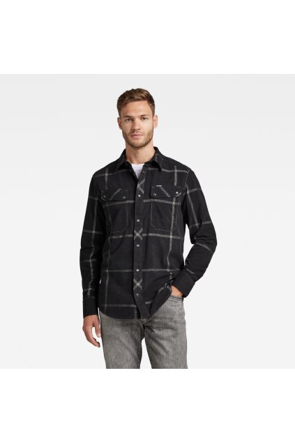 Košeľa - Worker Slim Shirt čierna