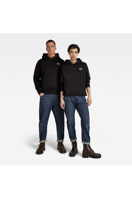 Mikina - Unisex core oversized hdd sw čierna