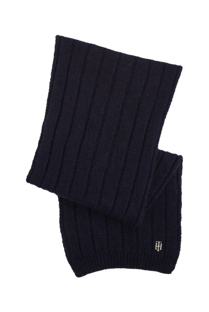 Šál - TH TIMELESS SCARF modrý