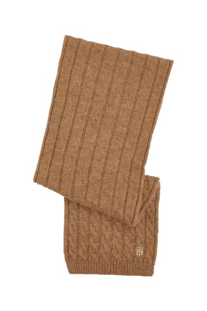 Šál - TH TIMELESS SCARF CA hnedý