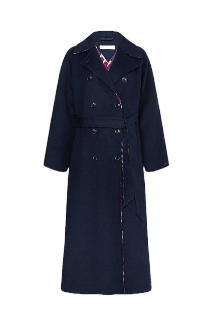 Kabát - WOOL BLEND DF JAQUAR vzorovaný