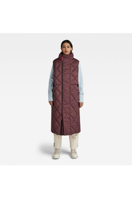 Vesta - G-Whistler pdd Ext Long sless puffer wmn fialová