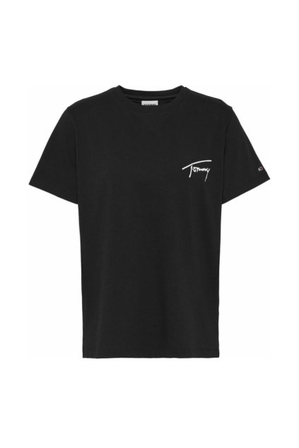 Tričko - TJW RLXD TOMMY SIGNA čierne
