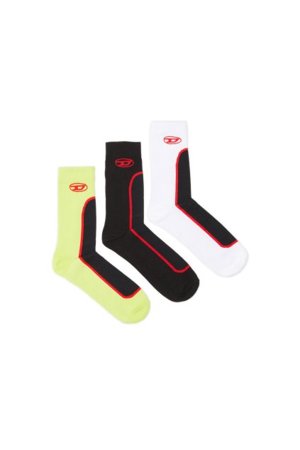 Ponožky - SKM-RAY-THREEPACK SOCKS viacfarebné