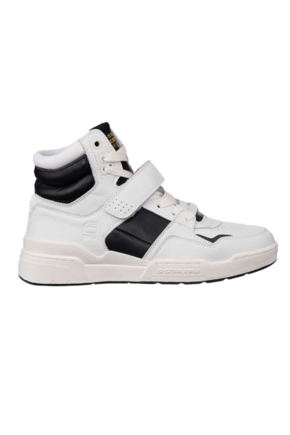 Tenisky - ATTACC MID BLK W 1909 WHT-BLK 4K biele