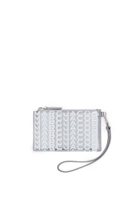 Peňaženka - THE TOP ZIP WRISTLET WALLET strieborná
