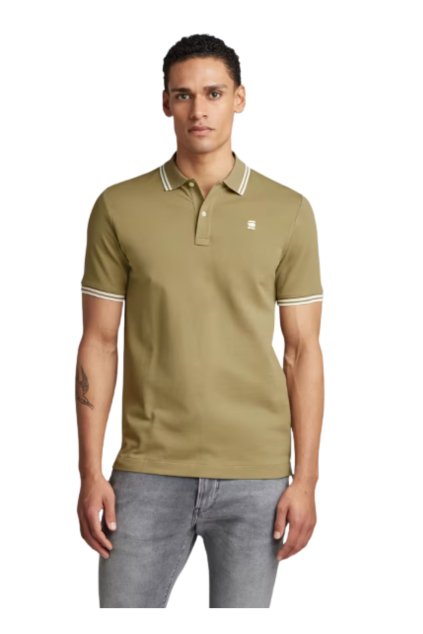 Dunda slim stripe polo s\s