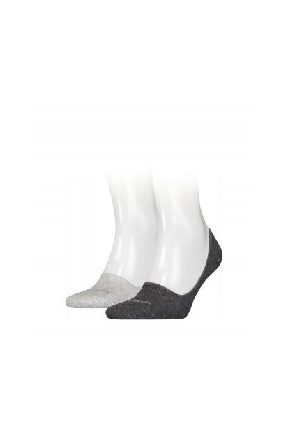 Ponožky - CK MEN FOOTIE MID CUT 2P