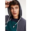 Mikina - TOMMY HILFIGER TJM ORIGINAL ZIP HOODIE sivá