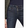Rifle - G-STAR Lynn Zipper Mid Skinny Wmn oceľovo-modré