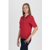 Polo tričko - CAITLIN STR PQ POLO SS červené
