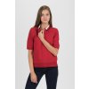 Polo tričko - CAITLIN STR PQ POLO SS červené