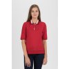 Polo tričko - CAITLIN STR PQ POLO SS červené