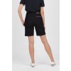 Krátke nohavice - TAILORED BERMUDA RIKA čierno-šedé