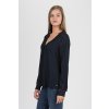 Blúzka - HERMOSA BLOUSE LS tmavomodrá