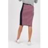 Sukňa - VARENA PENCIL SKT tmavomodro-červeno-biela