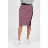 Sukňa - VARENA PENCIL SKT tmavomodro-červeno-biela