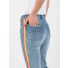 Rifle - Tommy Jeans HIGH RISE SLIM IZZY RNBWM modré
