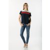 Tričko - TOMMY HILFIGER JOSIE TOP SS biele