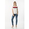 Tričko - TOMMY HILFIGER JOSIE TOP SS modré