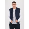Vesta - STRETCH QUILTED VEST tmavomodrá