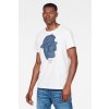 Tričko - Graphic 10 r t s\s bielo-tmavomodré