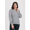 Blúzka - TH ESSENTIAL P-OVER BLOUSE LS čierno-biela
