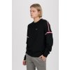 Sveter - 2 MB TECH STRIPE SWEATER čierny