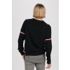 Sveter - 2 MB TECH STRIPE SWEATER čierny