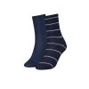 Ponožky - TH WOMEN SOCK 2P LUREX STRIPE dvojfarebné