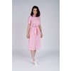 Šaty - REISA SHIRT DRESS SS ružovej farby