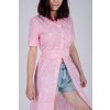 Šaty - REISA SHIRT DRESS SS ružovej farby