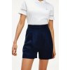 Krátke nohavice - Tommy Hilfiger LINEN TENCEL SHORT modré