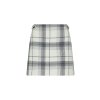 Sukňa - WOOL BEIGE CHECK MINI SKIRT béžová