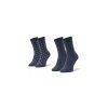 Ponožky - Tommy Hilfiger Dot 2 pack modré