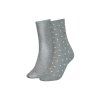 Ponožky - Tommy Hilfiger Dot 2 pack modré