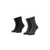 Ponožky - TH WOMEN SOCK 2P SMALL STRIPE čierne
