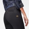 Rifle - Weld high slim chino wmn čierna