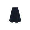 Sukňa - TH SOFT MIDI SKIRT KELLY tmavomodrá
