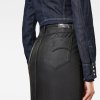 Sukňa - Noxer Navy Pencil Button skirt čierna