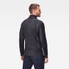 Sveter - Plated 3D biker zip through knit l- sivý